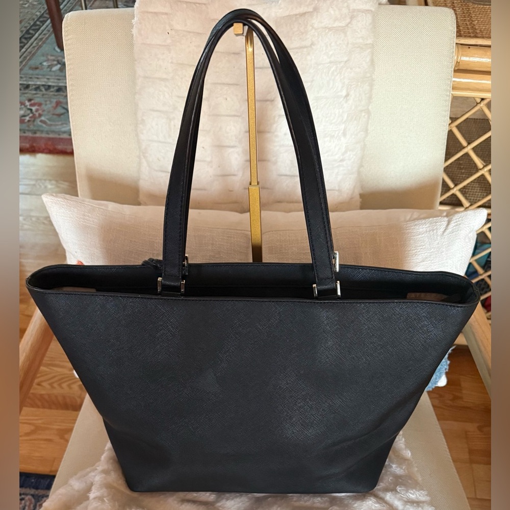 Kate Spade Grant Street Jules Black Saffiano Leather Large Tote Bag EUC - Picture 3 of 10